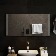Specchio da bagno LED Trasparente 100 x 50 cm vetro temperato 42045804