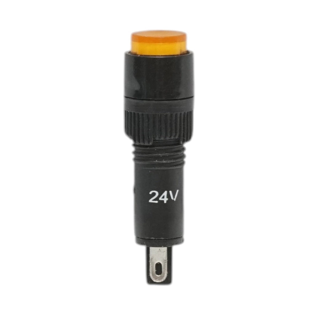 Indicatore di segnale industriale LED giallo 24V Ø 8mm Breckner Germany