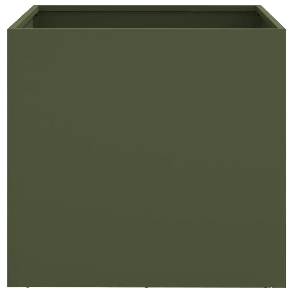 Fioriera Verde Oliva 42x40x39 cm in Acciaio 841553