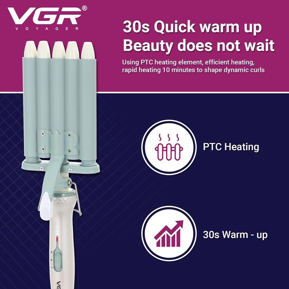 Trade Shop - Arricciacapelli Professionale Vgr V-597 | Onde Naturali & Styling Parrucchiere -