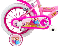 Bicicletta per Bambina 16" 2 Freni Flowers Rosa