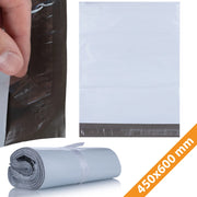 Buste da Spedizione Bianche 450 x 600 mm 100 Pezzi – Sicurezza e Discrezione | LDPE Resistente