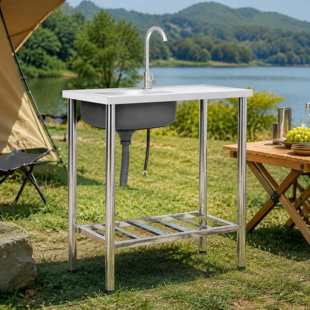 Camping Sink With Stainless Steel Tap