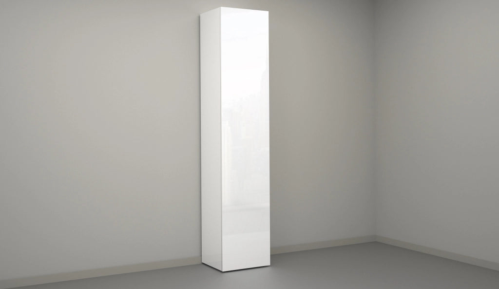 Armadio scarpiera bianco lucido Kompact con design moderno