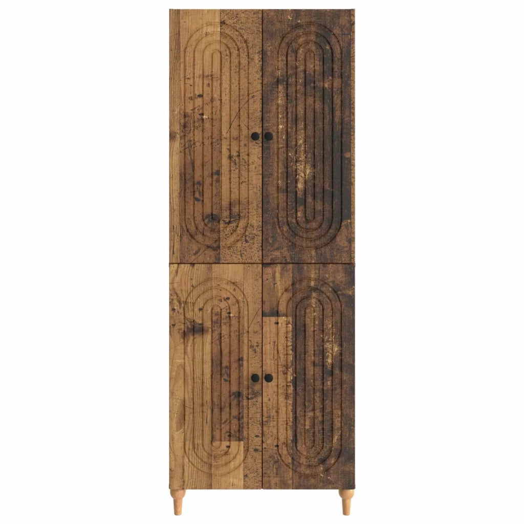 Set di armadi 2 pcs 66 x 34,5 x 90 cm Legno ingegnerizzato