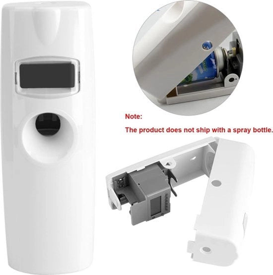 Dispensatore di aerotrasformazione - display LCD - spray automatico - ufficio auto - batteria non inclusa