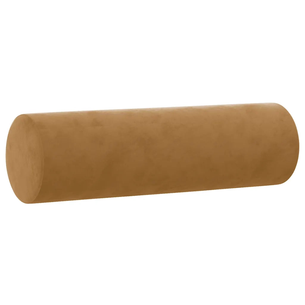 Cuscini Decorativi 2 pz Marrone ?15x50 cm in Velluto CFW8651898
