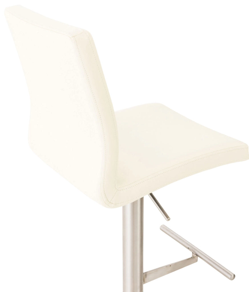Barhocker Cadiz Kunstleder edelstahl