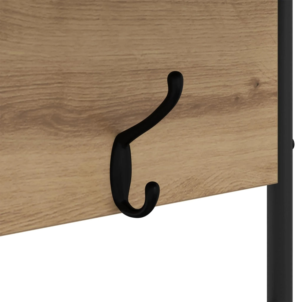 Appendiabiti con panca per scarpe Rovere Artigianale 8012037