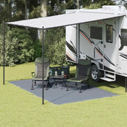 Tappeto da Tenda Blu e Grigio 400 x 250 cm Polietilene 42000172