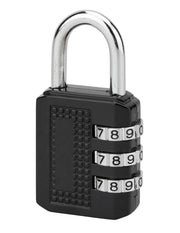 Lucchetto codice SP 376, bagagli, 31 mm, arco in acciaio nichelato, 3 cifre – Serrurerie de Picardie