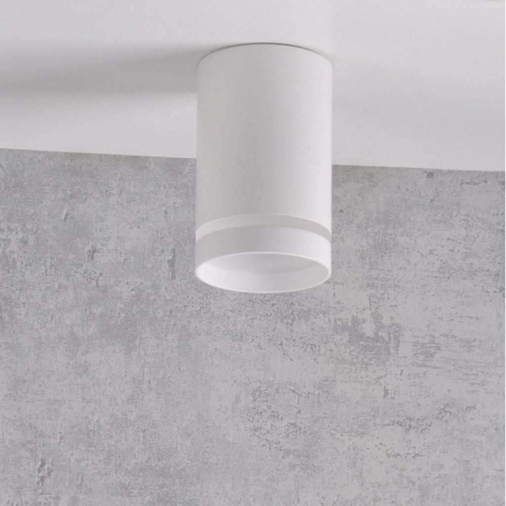 Faretto da soffitto bianco GU10 Polux Fabri 319883