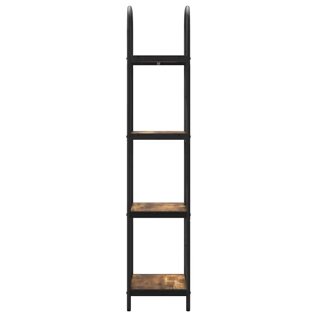 Libreria Rovere fumé 40 x 30 x 146 cm Legno multistrato 879877