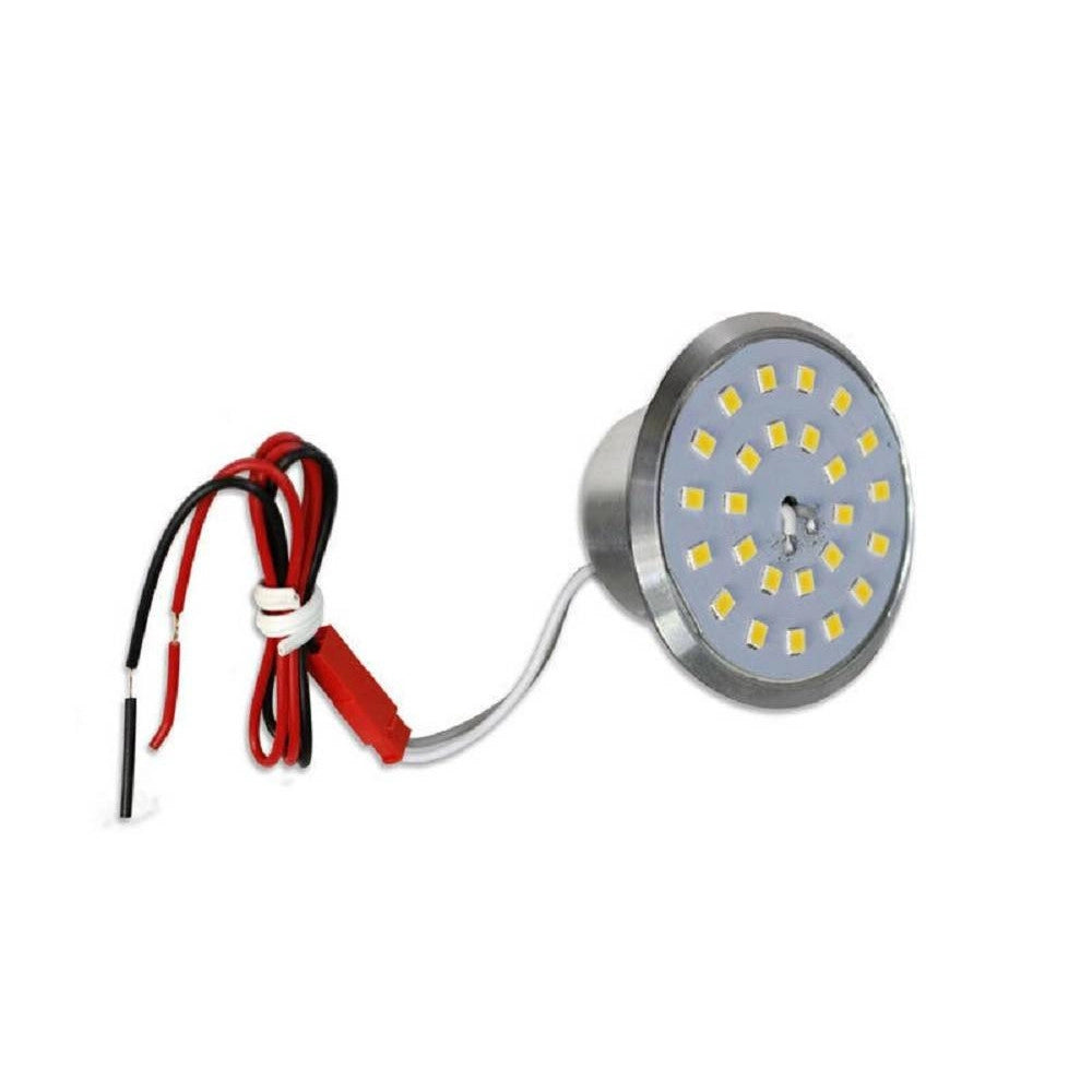 Trade Shop - Faretto 25 Led Smd Ad Incasso Per Cappa 5 W Rotondo Luce Calda Fredda Naturale -