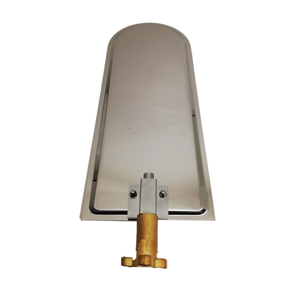 Soffione doccia a parete acciaio inox punta tonda