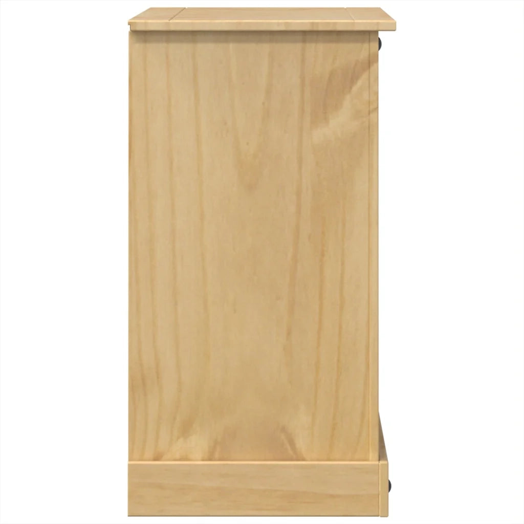 Cassettiera Corona 101x45x82 cm in Legno Massello di Pino 4005678