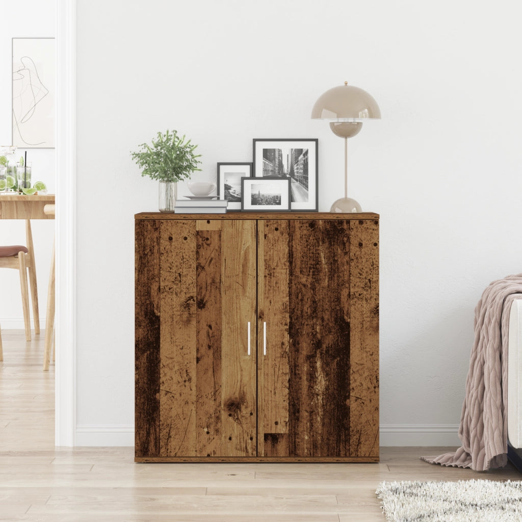 Sideboard in Legno Vecchio 79x38x80 cm in Legno Ingegnerizzato