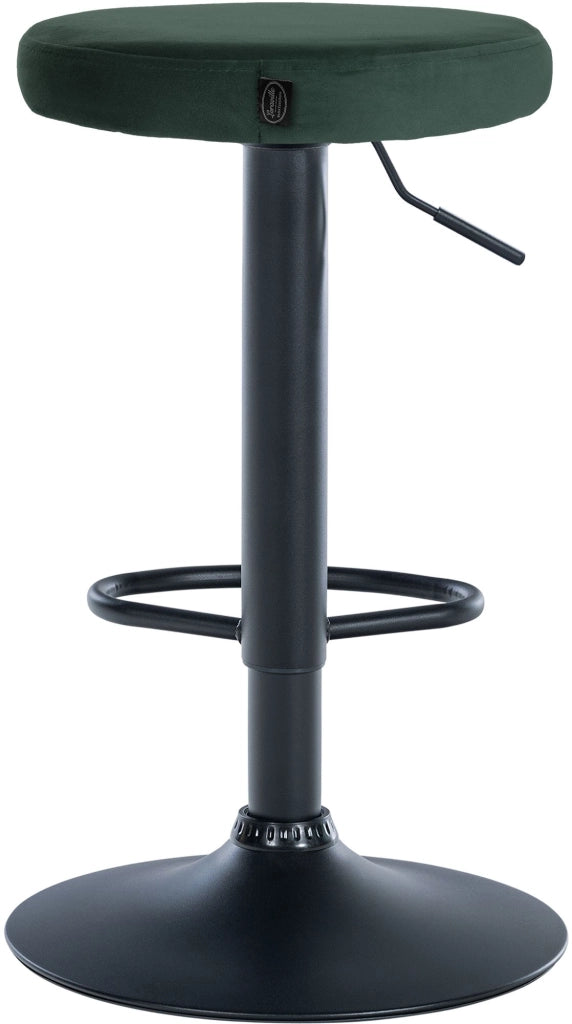 2er Set Barhocker Ponte Samt schwarz
