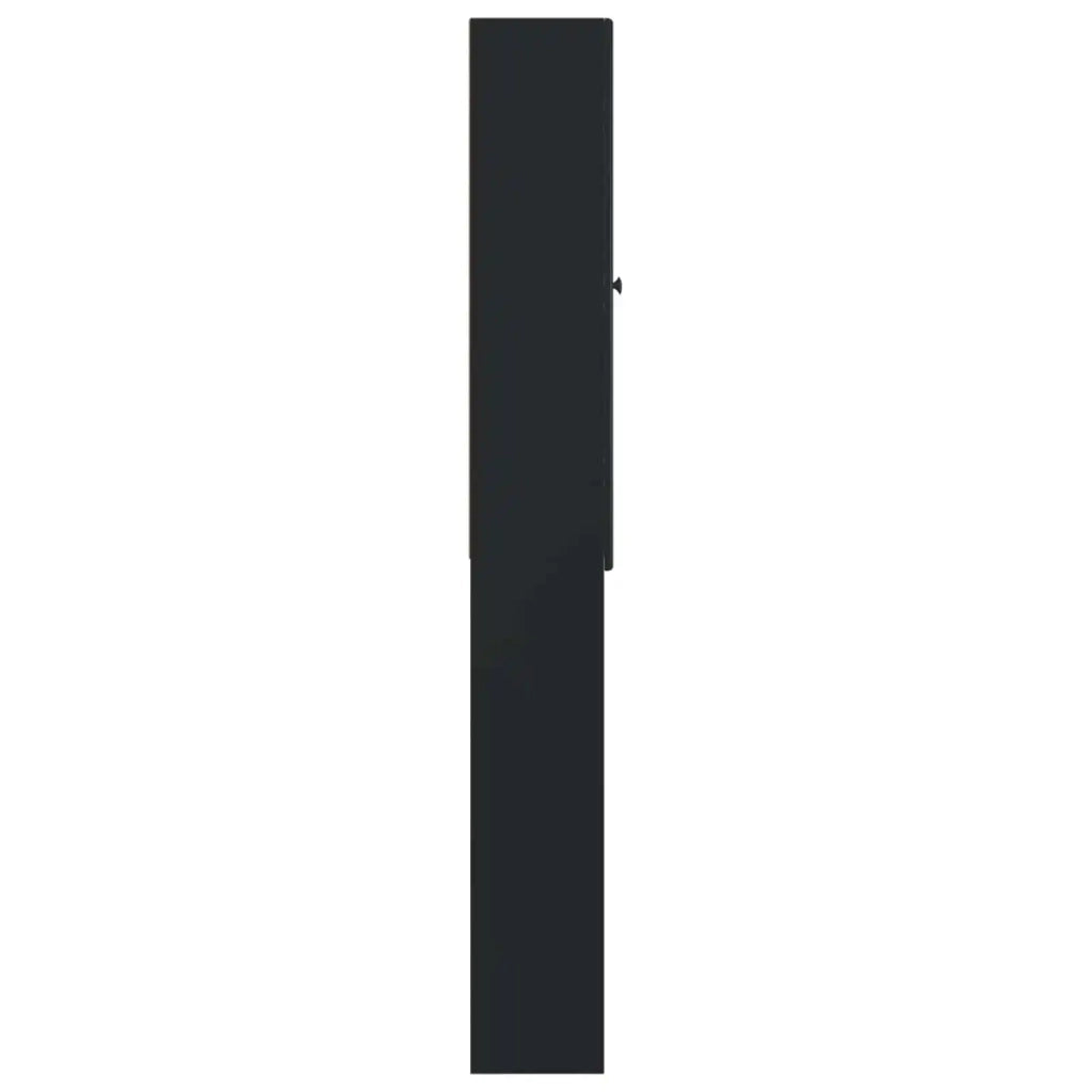 Mobile Bagno BREDA Nero 66 x 25,5 x 190 cm Legno ingegnerizzato 897576