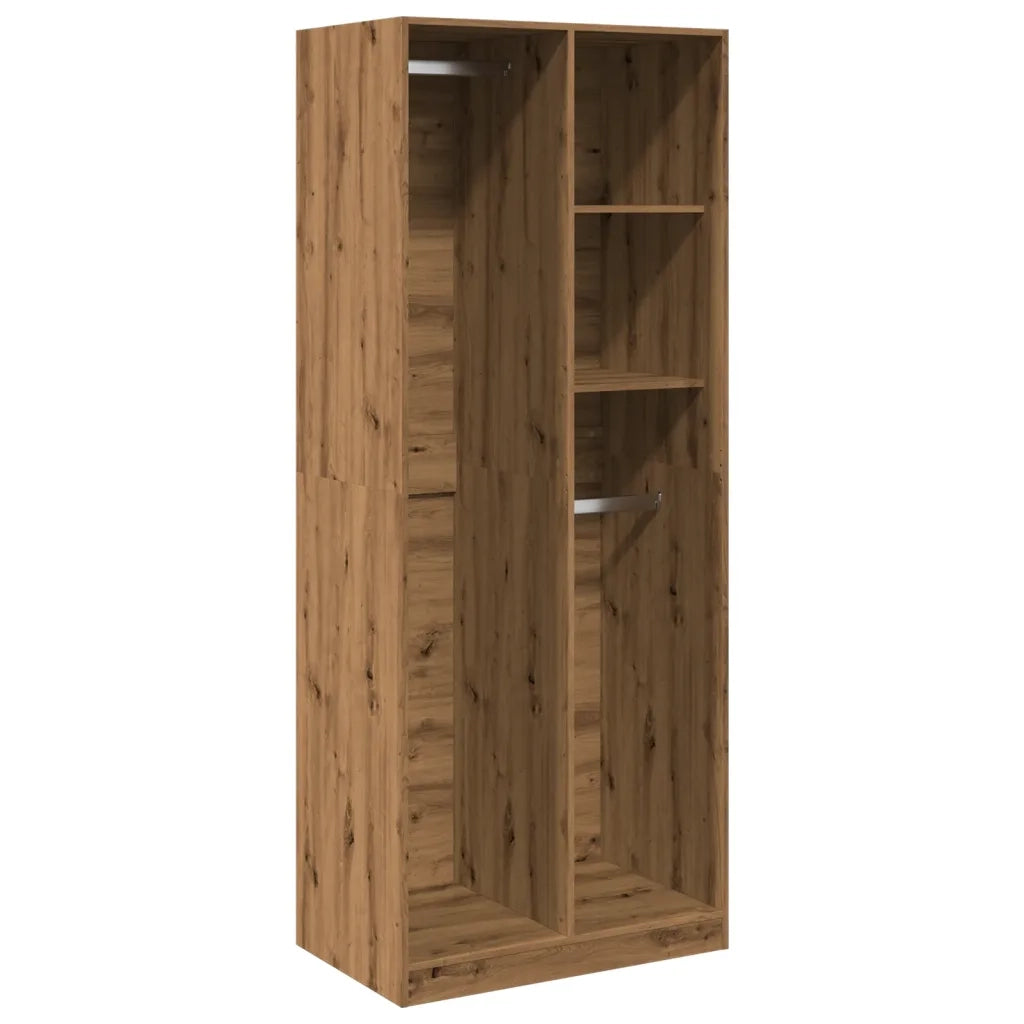 Armadio Rovere Artigianale 80x50x200 cm in Legno Multistrato 3307764