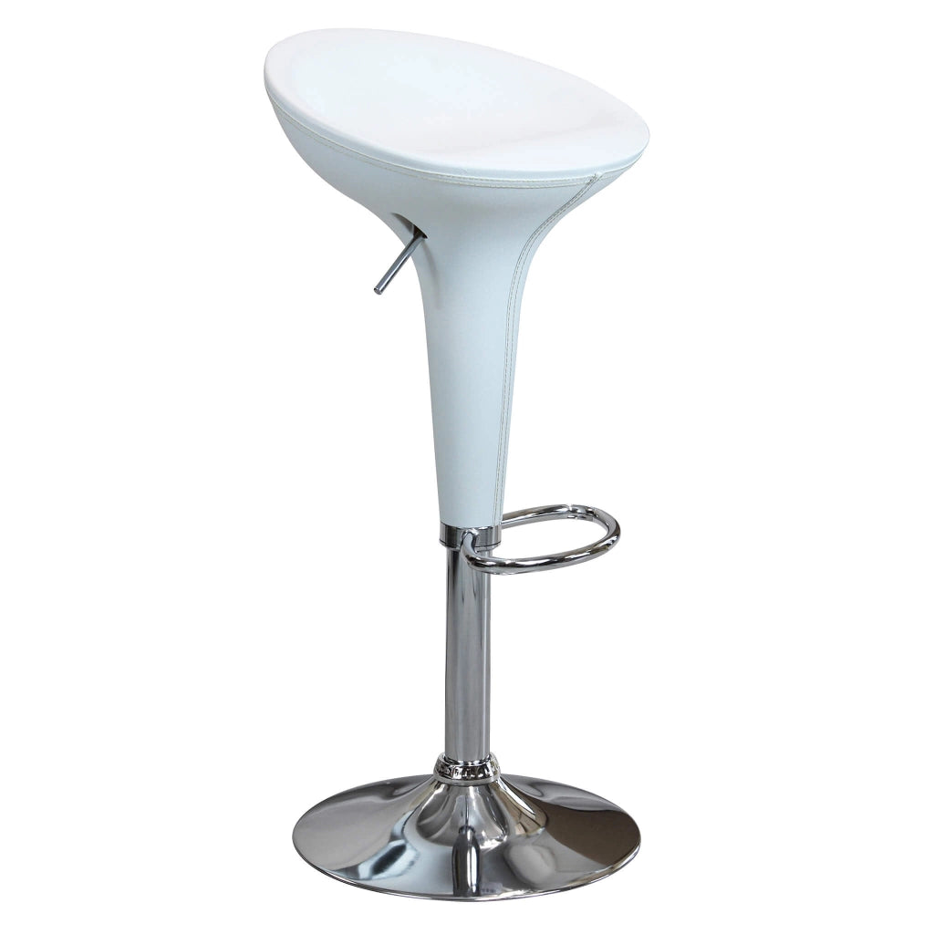 Sgabello Moderno per Sala da Pranzo in Plastica Metallo cm 40x45x78 - LORENNE