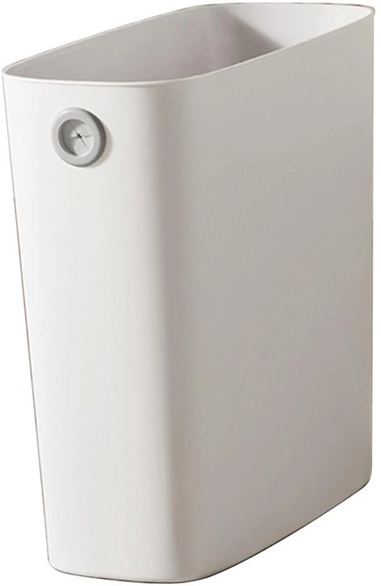 Contenitore per Rifiuti con Apertura Superiore - Supporto per Sacchi della Spazzatura - Contenitore per Rifiuti con Coperchio Apribile - Ospita Sacchi della Spazzatura - Realizzato in PP/TPR - Dimensioni 11x10,6x5,1 cm - Contenitore per Rifiuti Portatile