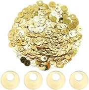 Paillettoni in rame dorato da 1250+ per DIY e creazione di gioielli