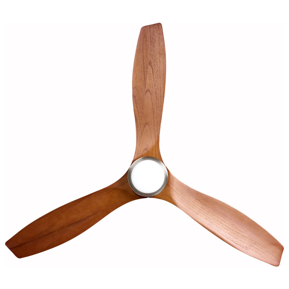 Ventilatore da soffitto con telecomando in legno marrone Moderno soggiorno scandinavo