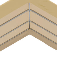 Box Auto da Esterno 600x295x265-310 cm in Acciaio e Polietilene Beige