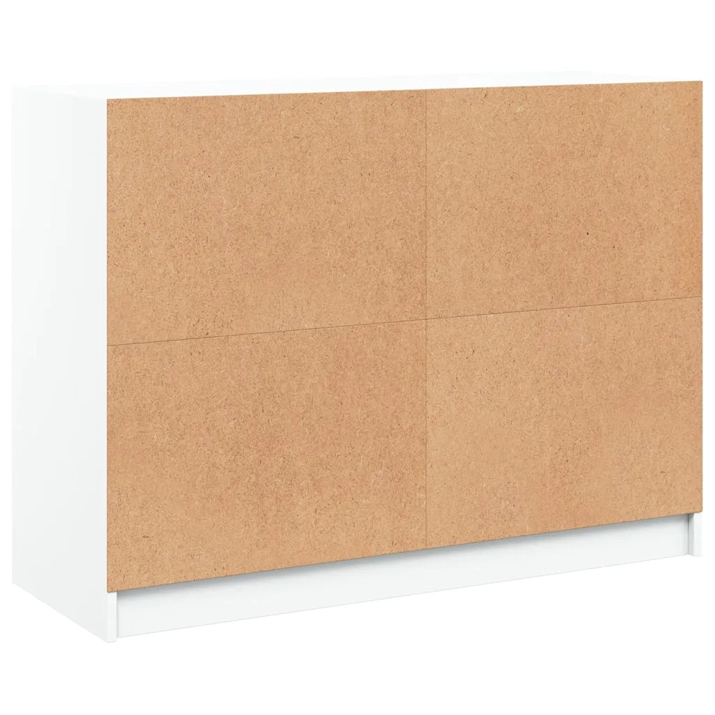 Credenza | Madia | Buffet da pranzo | Armadio da pranzo Bianca 102x37x75,5 cm in Truciolato