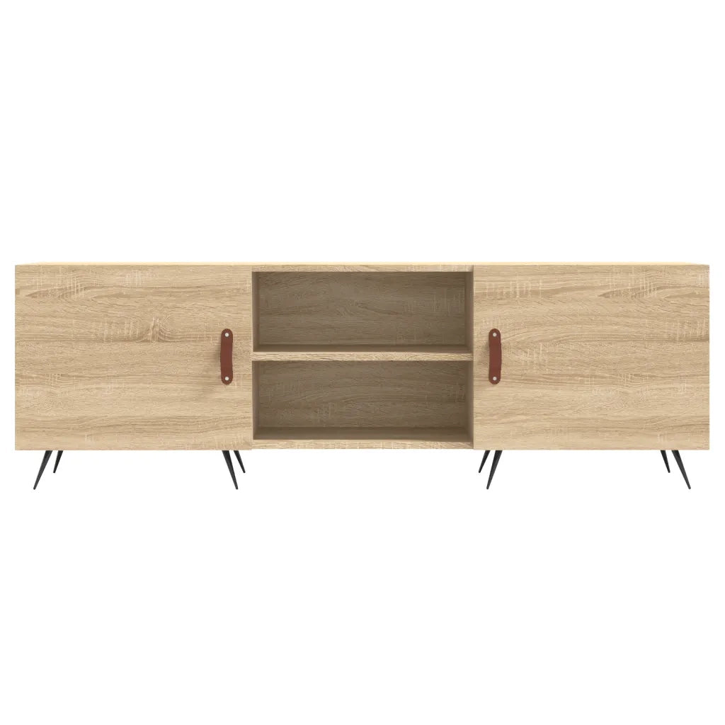 Mobile porta TV pratico e spazioso 150 x 30 x 50 cm realizzato in legno composito di rovere Sonoma 02_0048700