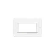 Placca Rettangolare 4 Moduli - Bianco Axolute