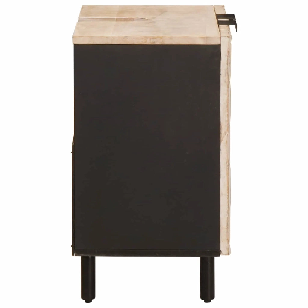 Armadio per Lavabo da Bagno con porta Bianco 62 x 33 x 58 cm 4017883