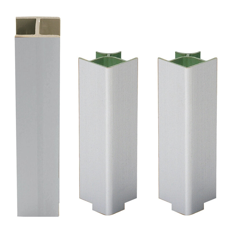 KIT ZOCCOLATURA P/CUCINA PVC H 12 CM ALLUMINIO