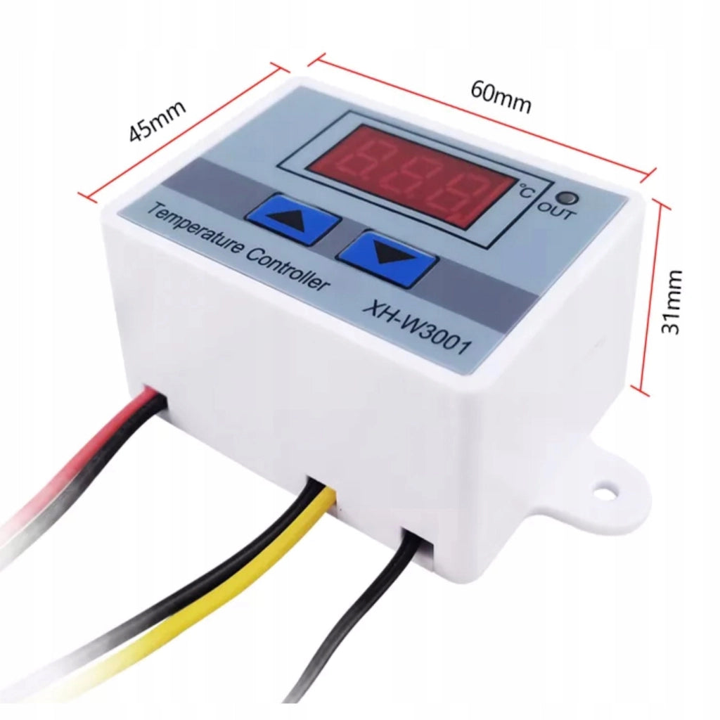 Termostato Elettronico XH-W3001 1500W – Controllo Universale Temperatura | AC 110-230V, -50°C a +110°C