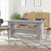 Tavolo da Pranzo Grigio Sonoma 180x90x76 cm Legno Multistrato 838193