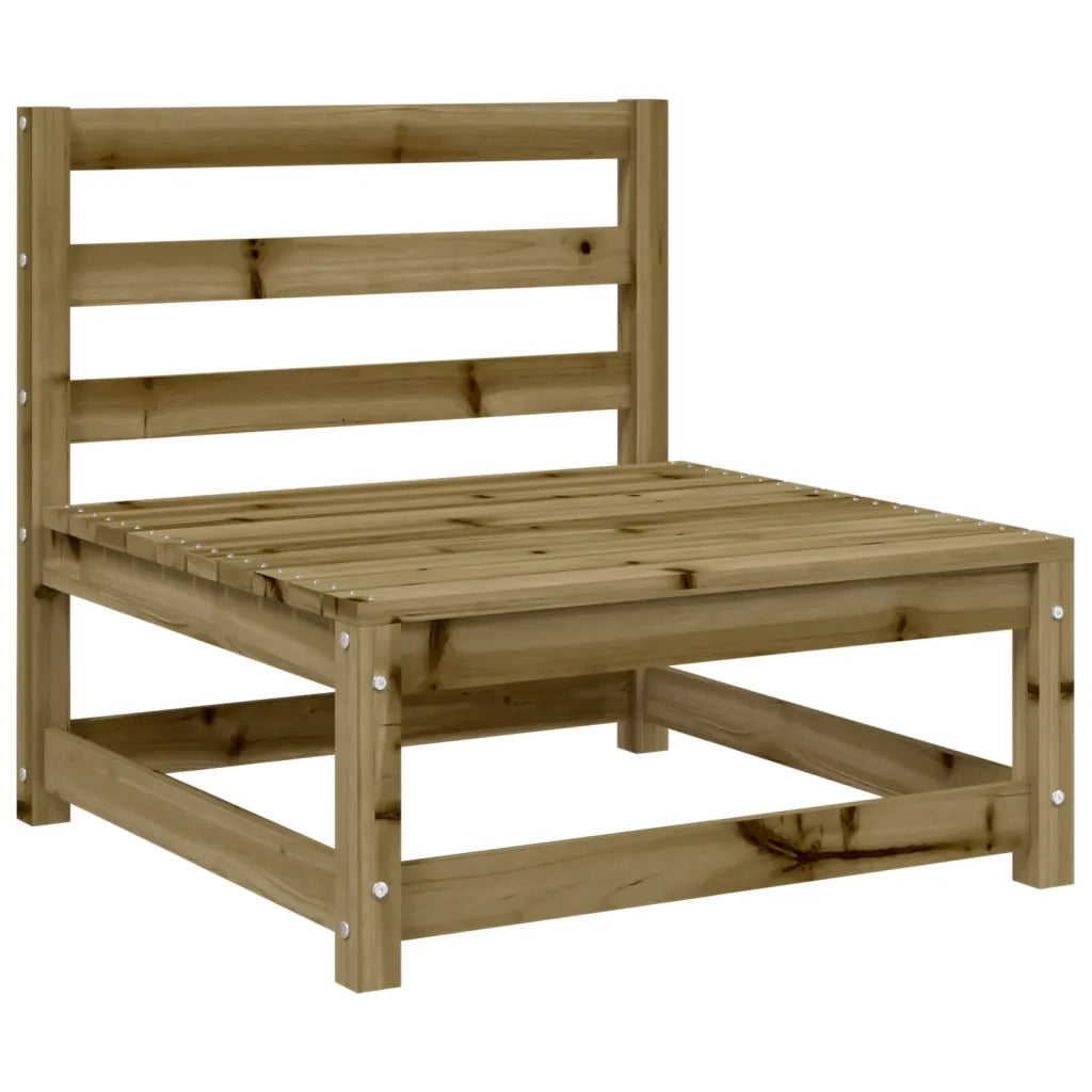 Set Divani da Giardino 7 pz in Legno Impregnato di Pino 3299617
