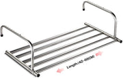 Utsideeabile Kledingrek a Parete Utsideeabile con Riscaldamento per Bagni e Camere, Riscaldamento e Asciugatura per Bagni e Camere, Misura 42-66 cm, Costruito in Acciaio Inossidabile.