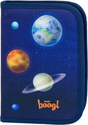Etui per ragazzi e ragazze, portapenne per scuola, portapenne, contenitore per strumenti da scrivere, portapenne, contenitore per scuola, Planet, contenitore
