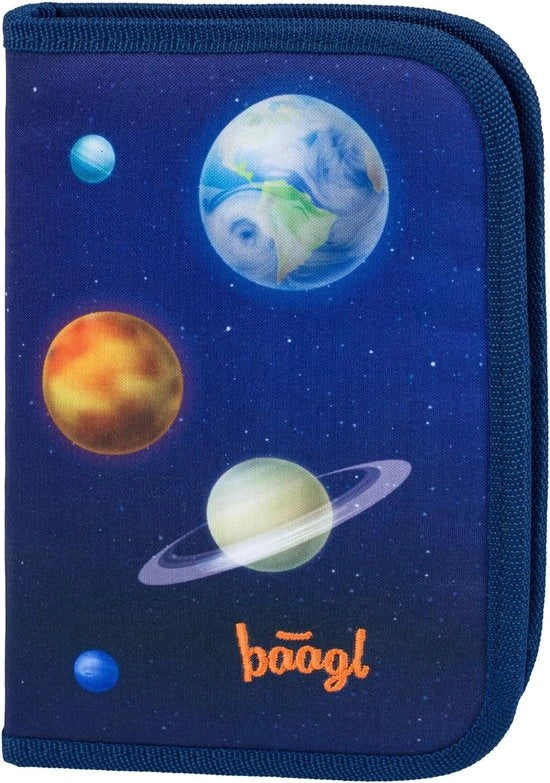 Etui per ragazzi e ragazze, portapenne per scuola, portapenne, contenitore per strumenti da scrivere, portapenne, contenitore per scuola, Planet, contenitore