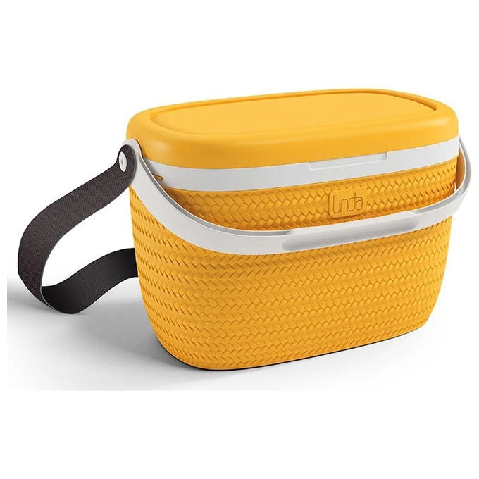 Adriatic Borsa Frigo Linda 18 Litri Gialla con Cinghia