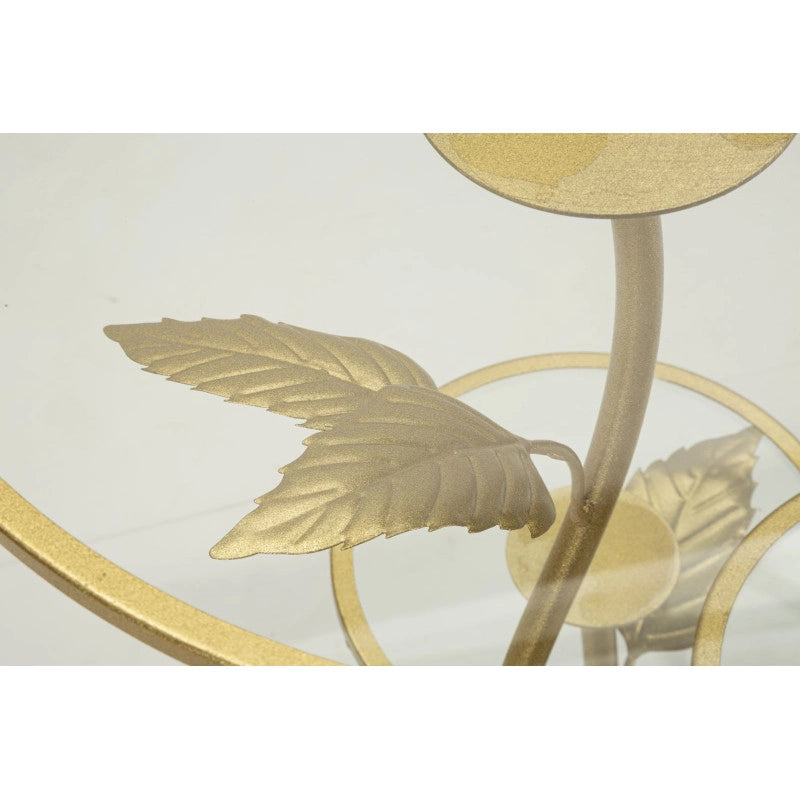 Tavolinetto 3 Ripiani Leaf cm ø 54x69,5