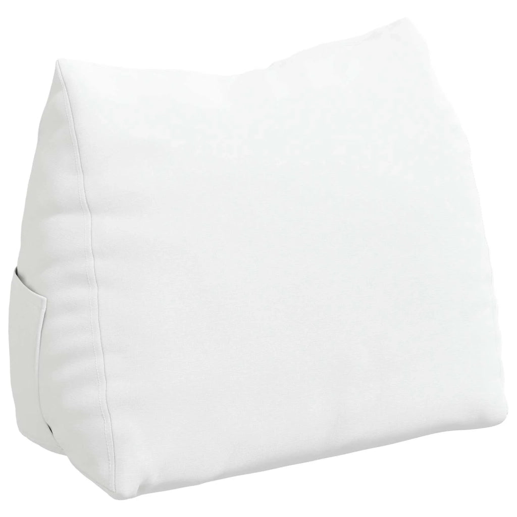Cuscino per Schiena Bianco 45 x 20 x 35 cm Tessuto