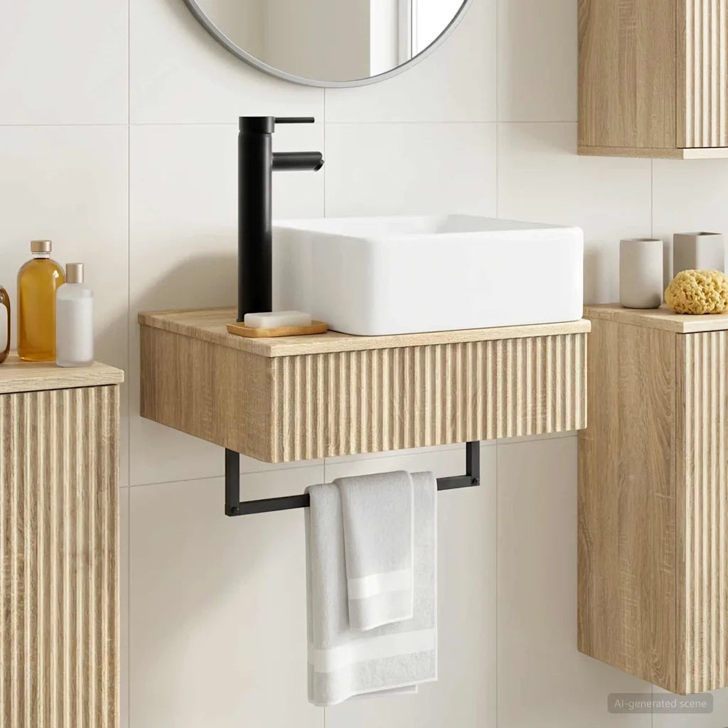 Lavabo da Parete Rovere Sonoma 50 x 41 x 39 cm 890190