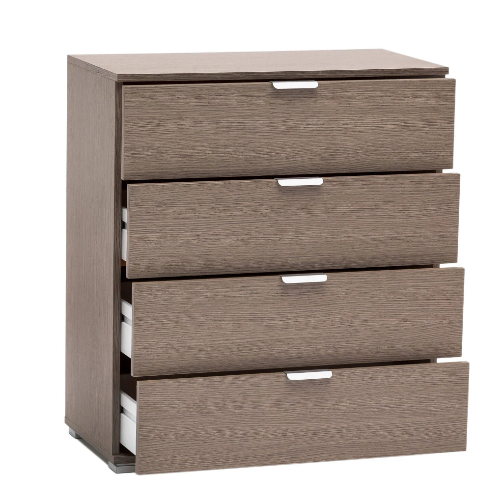 CASSETTIERA ROVERE GRIGIO CON 4 CASSETTI 75 X 38 X H85 CM