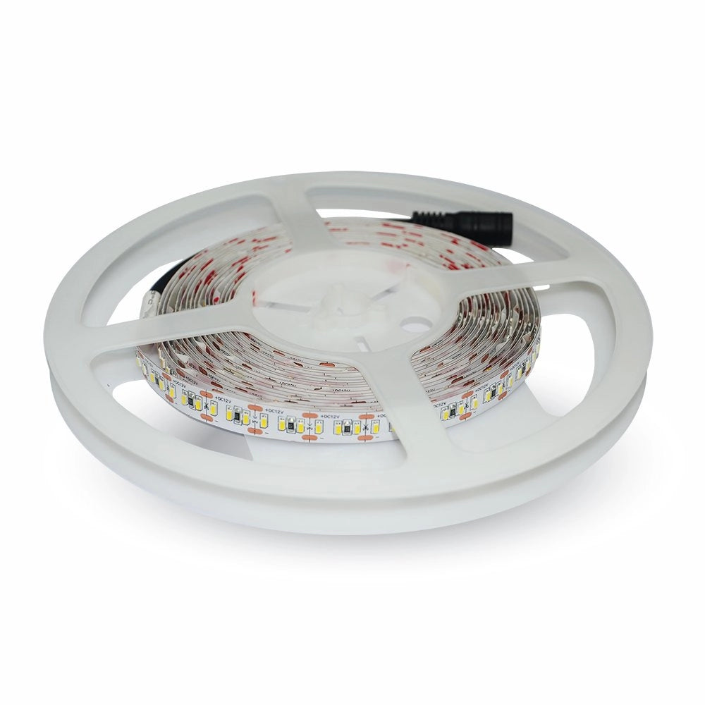 V-TAC VT-3528 120-IP20 Strisce Strip LED SMD3528 7,2W/mt 5mt 120 LED/mt 12V 6400K IP20 SKU 2002