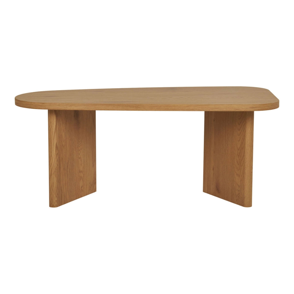 Tavolino Melo 1, Marrone, MDF, 100x50x41 cm