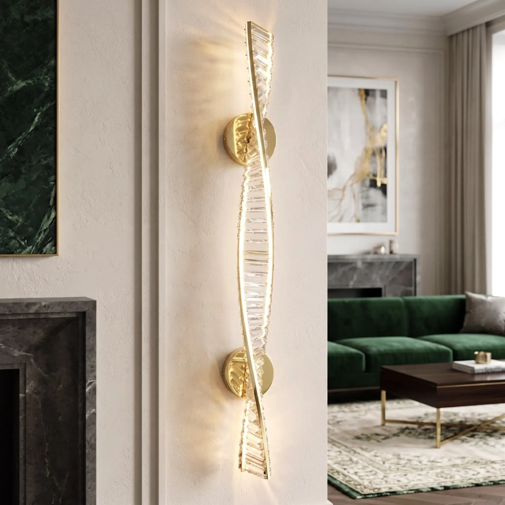 Applique Da Parete Led App1952-w 100cm Gold