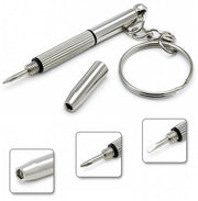 Tritto 3 in 1 - Porta Chiavi - Viti - Color Argento