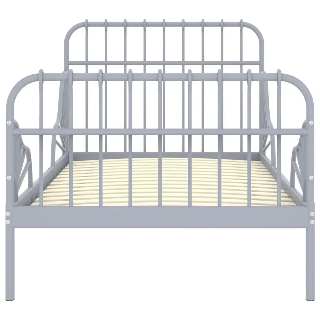 Giroletto Estendibile Grigio in Metallo 80x130/200 cm